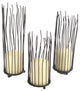 3-Piece Willow Iron Candleholder Set