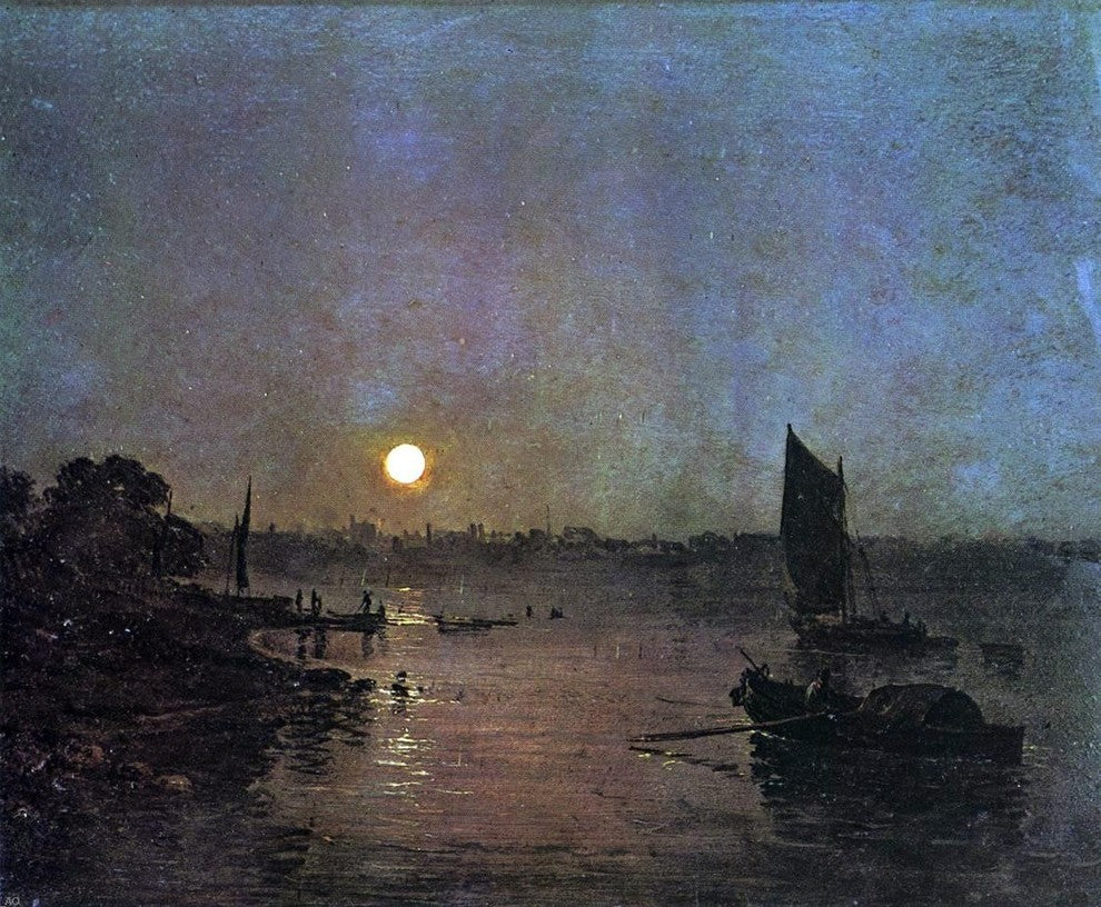 Joseph William Turner Moonlight A Study at Millbank Wall Decal