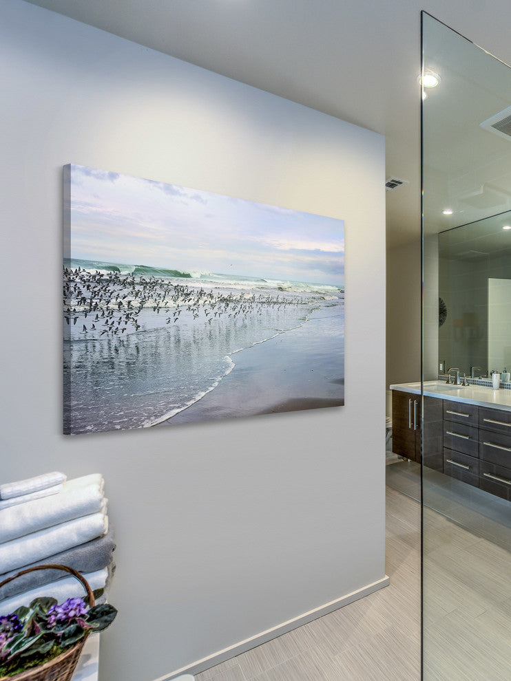 "Sea Birds" Painting Print on Wrapped Canvas