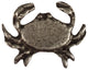 Sand Crab Cabinet Knob, Pewter