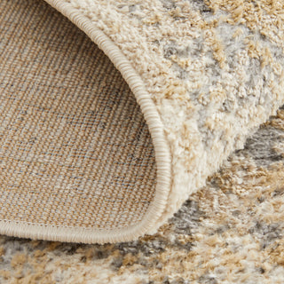 Wyllah Natural Distressed Rug, Gray/Beige, 4'3"x6'3"