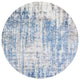 Ahgly Company Indoor Round Mid-Century Modern Area Rugs, 4' Round