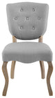Light Gray Array Dining Side Chair Set of 4