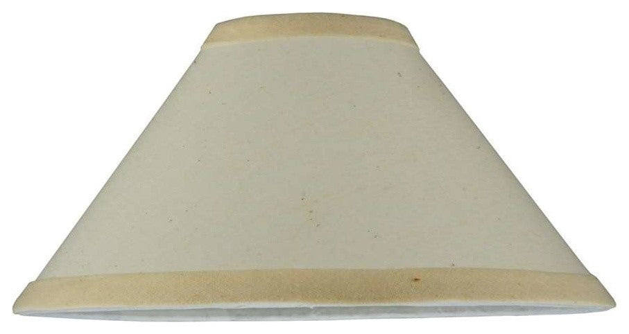 8W X 4H Natural Linen Tapered Shade