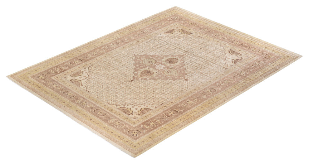 Jinani, One-of-a-Kind Hand-Knotted Area Rug Ivory, 9'2"x12'0"