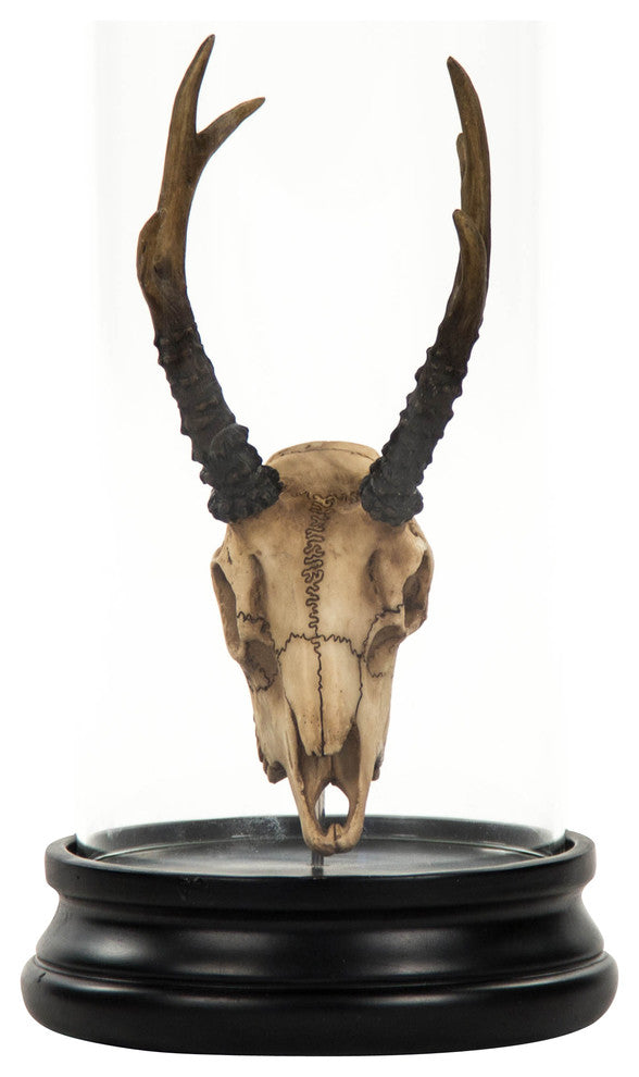 Deer Skull Statue With Cover