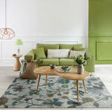 Stella Teal Reflections Rug, 3'3"x4'11"