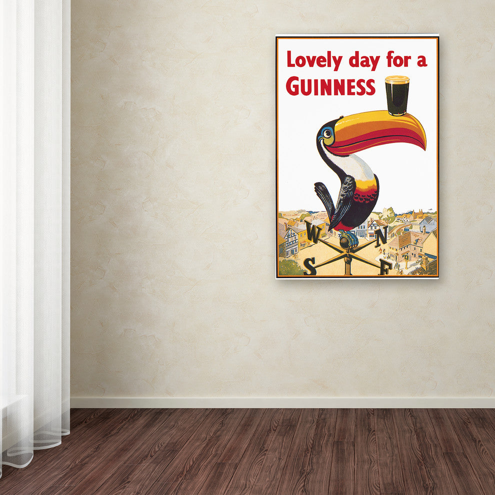 Guinness Brewery 'Lovely Day For A Guinness VIII' Canvas Art, 16"x24"