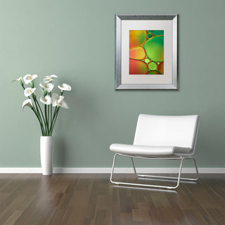 Cora Niele 'Stained Glass II' Matted Framed Art