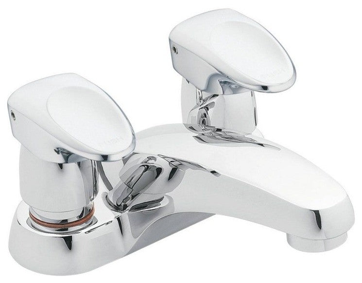 Moen M-PRESS Centerset Bathroom Faucet, 7"x9"x6"