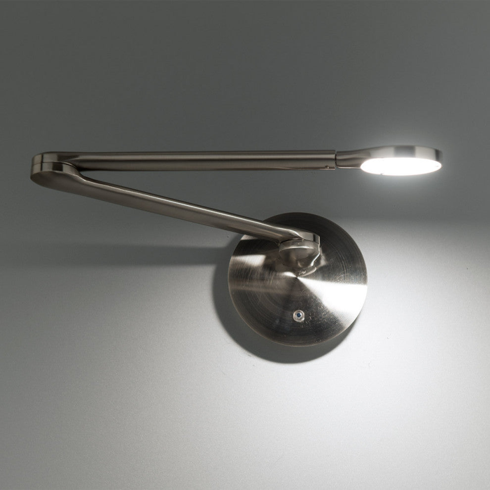 Reflex 24" LED Swing Arm 3000K, Brushed Nickel
