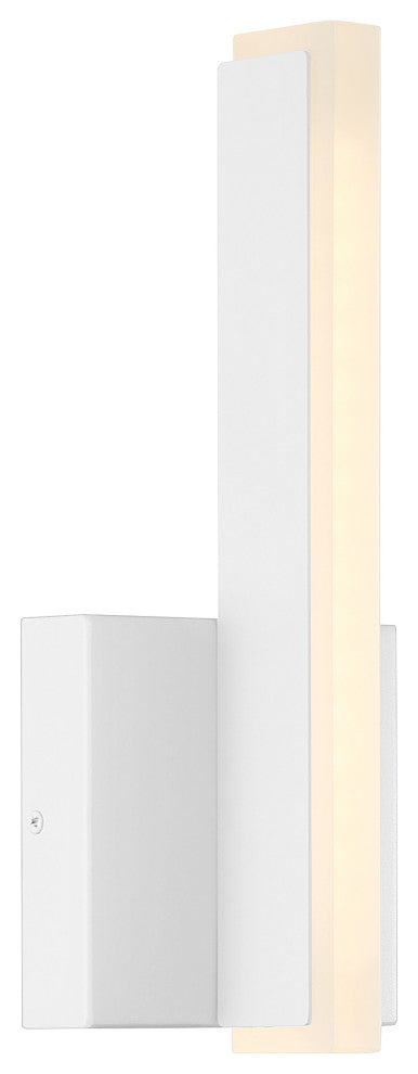Access Lighting 63161LEDD/ACR Illume 12" Tall LED Wall Sconce - Matte White