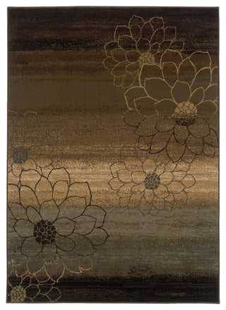Hudson 074A1 Brown/Beige 3'10"x5'5" Rug