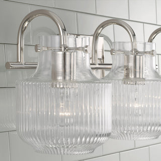 Capital Lighting 145131 Nyla 3 Light 24"W Bathroom Vanity Light - Polished