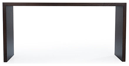 Maxwell 60" Console Table, Finish: Pumpernickel, Brushed Nickel