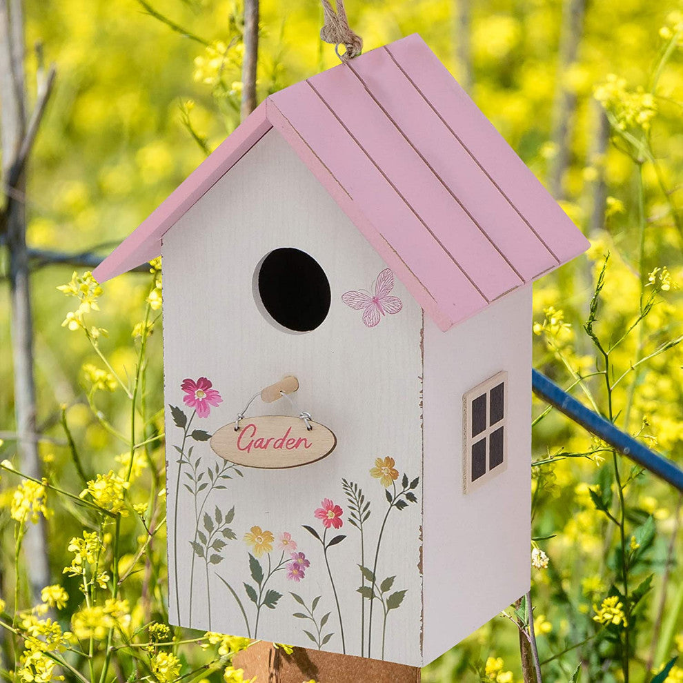 Rustic GArden Birdhouse, 8.75 Inches