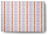 Watercolor Stripe Spring Chenille Rug, Purple-Orange, 5'x7'
