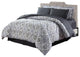 Bibb Home 8pc Down Alternative Bed in a Bag Set, Verona, King