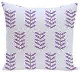 Petal Pusher Floral Print Pillow, Heather, 26"x26"