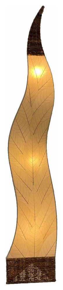 Eangee Flame Giant Floor Lamp, Natural
