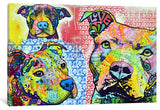 "Thoughtful Pit Bull This Years II" by Dean Russo, 40x26x1.5"