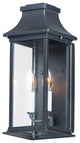 Maxim Vicksburg 2-Light Outdoor Pocket Wall Sconce 30025CLBK, Black
