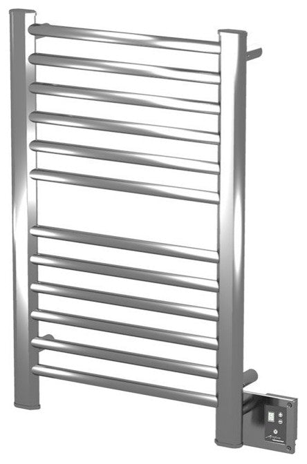Amba Sirio Wall Mounted Hardwired Towel Warmer, Brushed