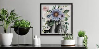 "Magnificent Bloom" Framed Painting Print, 12"x12"