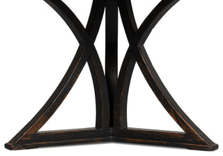 Flying Buttress Dining Table Antique Black