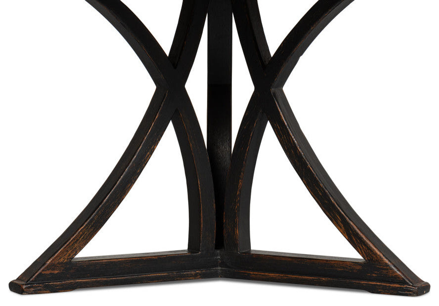 Flying Buttress Dining Table Antique Black