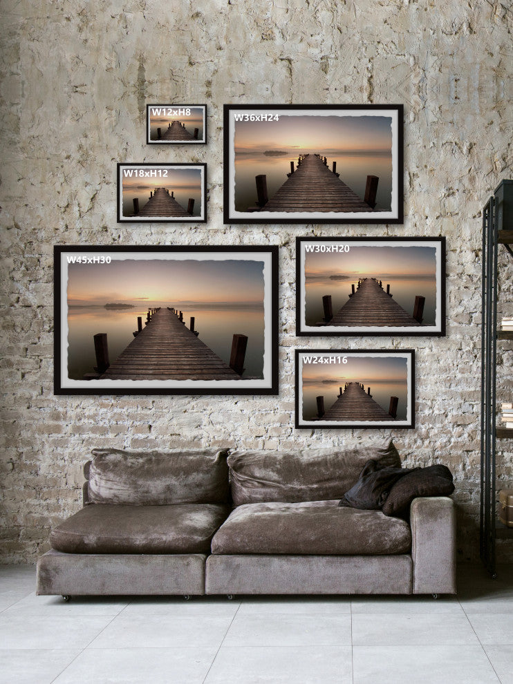 "Living the Lake Life" Framed Painting Print, 36x24
