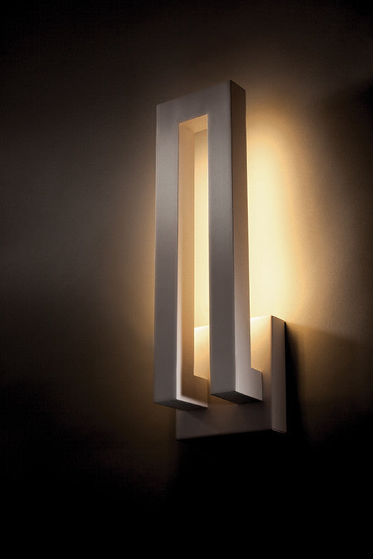 Modern Forms Forq LED Wall Light, Graphite, 18"