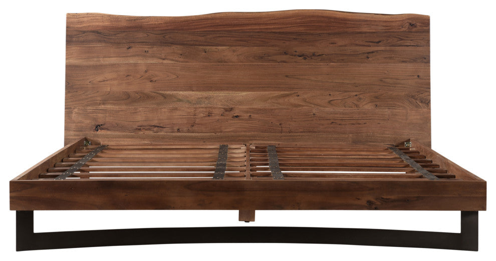 Bent King Bed Smoked