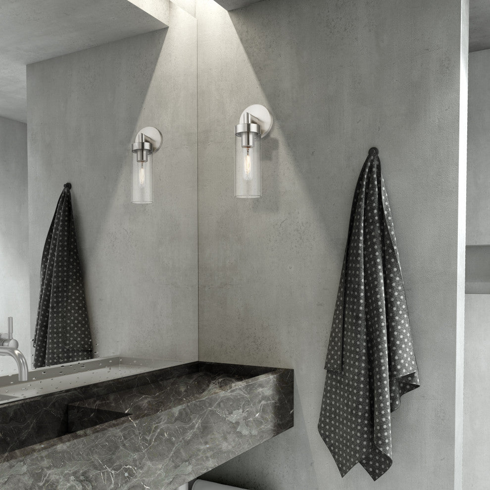 Ludlow 1 Light Brushed Nickel ADA Single Sconce
