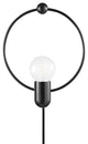 Hudson Valley Lighting Mitzi HL638201-SBK, 1-Light Portable Wall Sconce