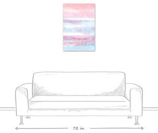 Pink Watercolor 20x30 Canvas Wall Art