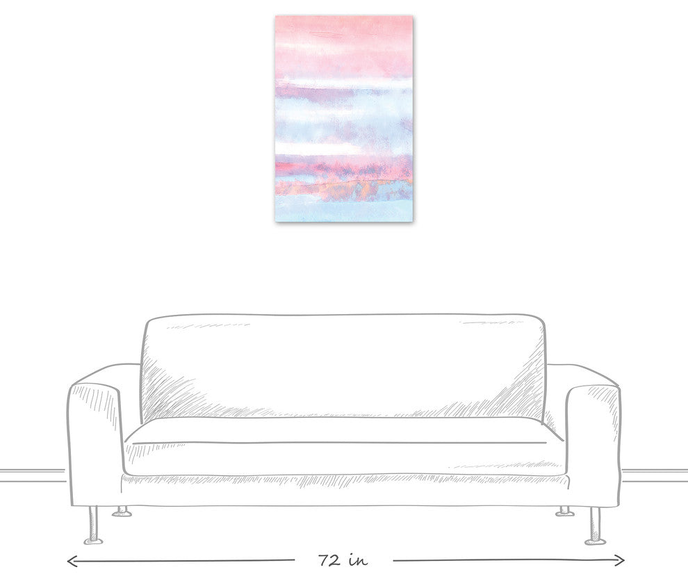 Pink Watercolor 20x30 Canvas Wall Art