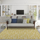 Indoor/Outdoor Harbor HA7 Gold Machine Washable 5' x 7'6" Rug