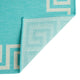 Maxim Indoor Area Rug, Teal/Ivory, 5'3"x7'