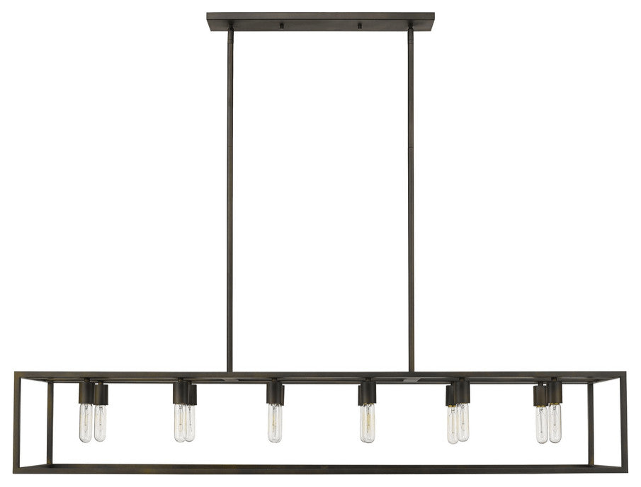 Cobar 12-Light Oil-Rubbed Bronze Island Pendant