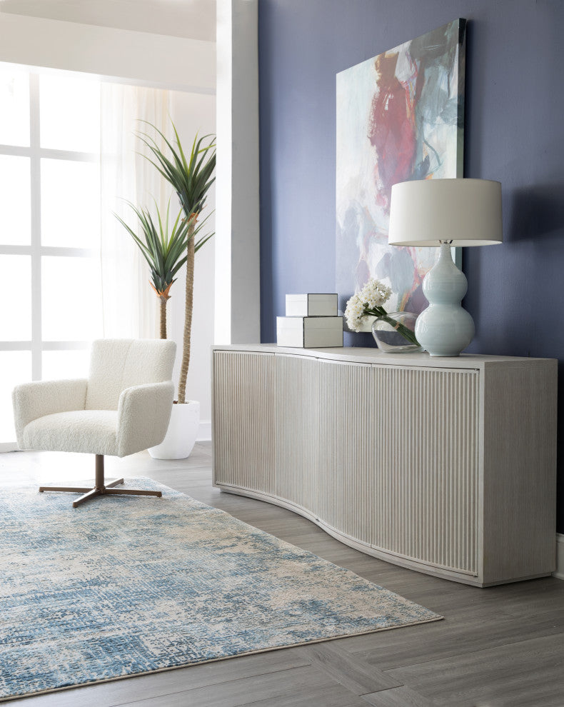 Misty Gray Mavericks Media Console
