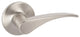 Delaney Hardware Dayton Dummy Lever, Satin Nickel, Right-Hand