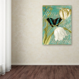 Color Bakery 'White Tulips' Canvas Art, 14x19