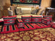Abha 7-Piece Floor Seating Set, Traditional Arabic Red, Foam Filled