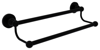 Allied Brass Bolero 30" Double Towel Bar, Matte Black