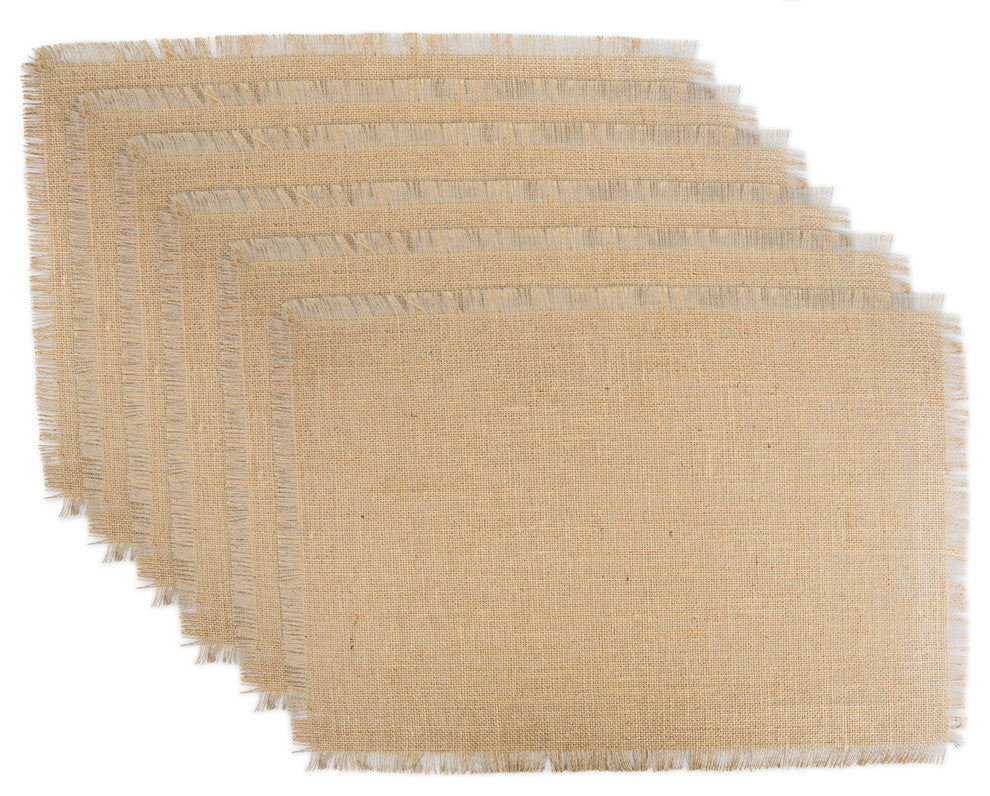 Natural Jute Placemat Set/6