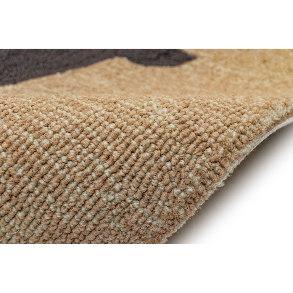 Frontporch Doggies Indoor/Outdoor Rug Black 2'x3'