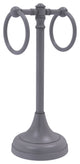 Carolina 2 Ring Guest Towel Stand, Matte Gray