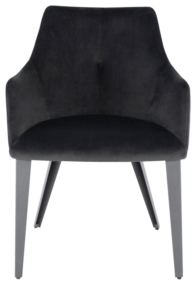 Renee Shadow Grey Fabric Dining Chair