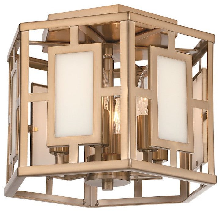 Crystorama 6-Light Vibrant Gold ceiling Mount